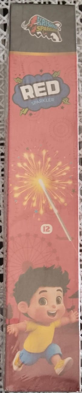 inba Crackers 12 Cm Red Sparklers(10pcs)